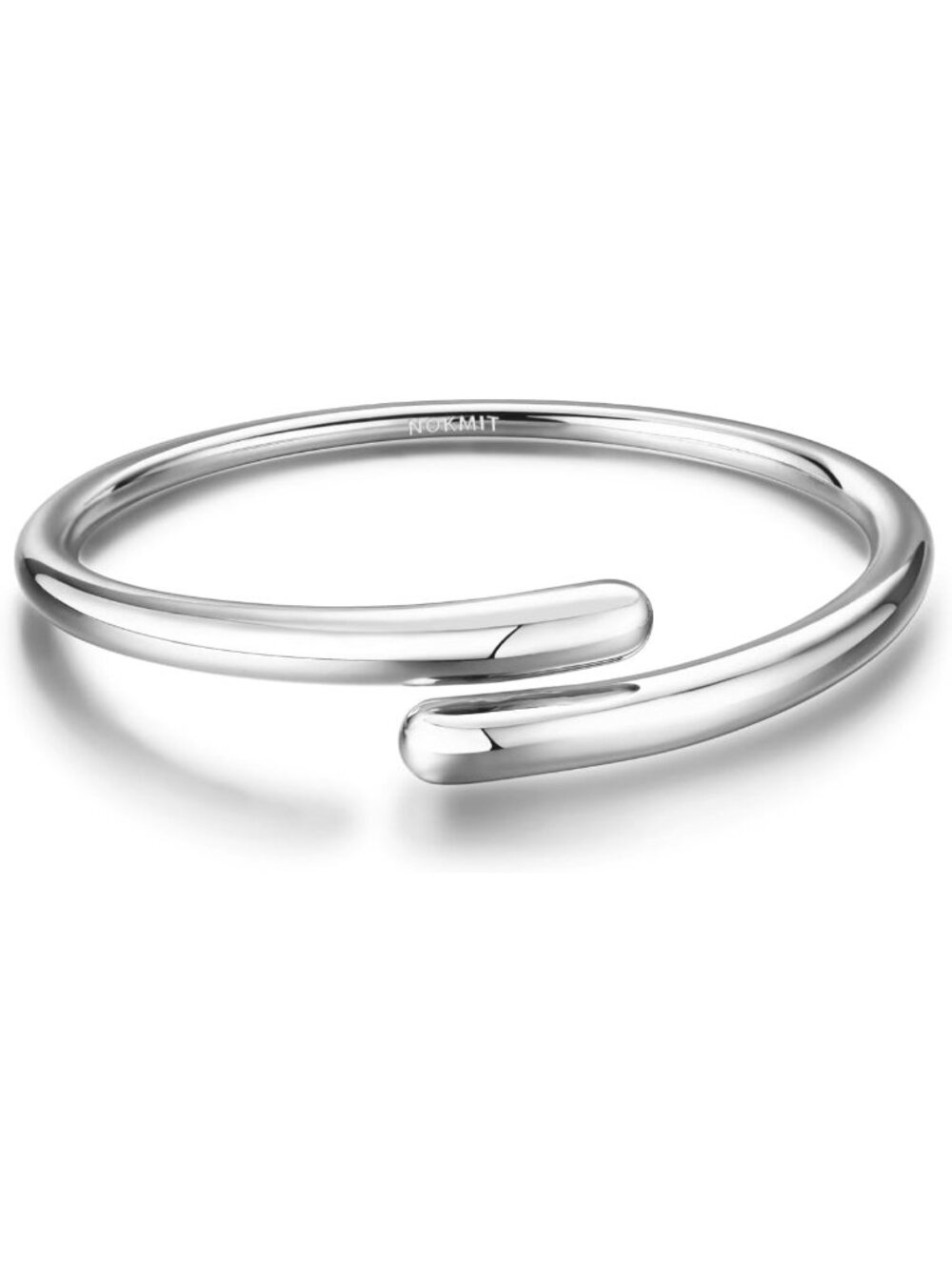 14K Gold Filled Adjustable Cuff Bracelet for Women - Minimalist Teardrop Design